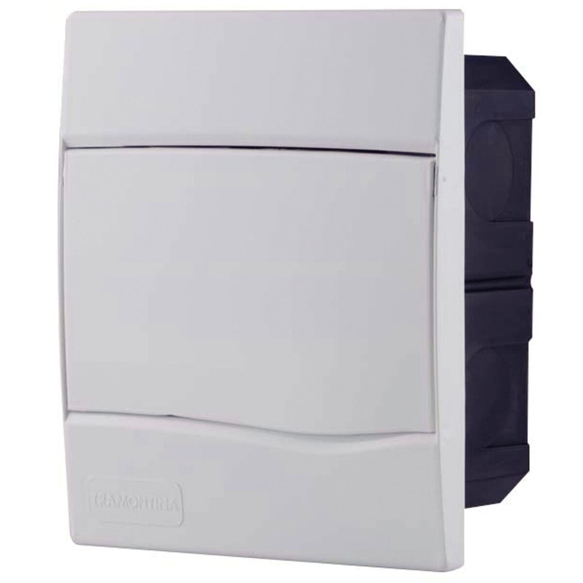 Quadro de Distribuição de Embutir 5 Din Ou 3 Nema com Porta Branca - Tramontina
