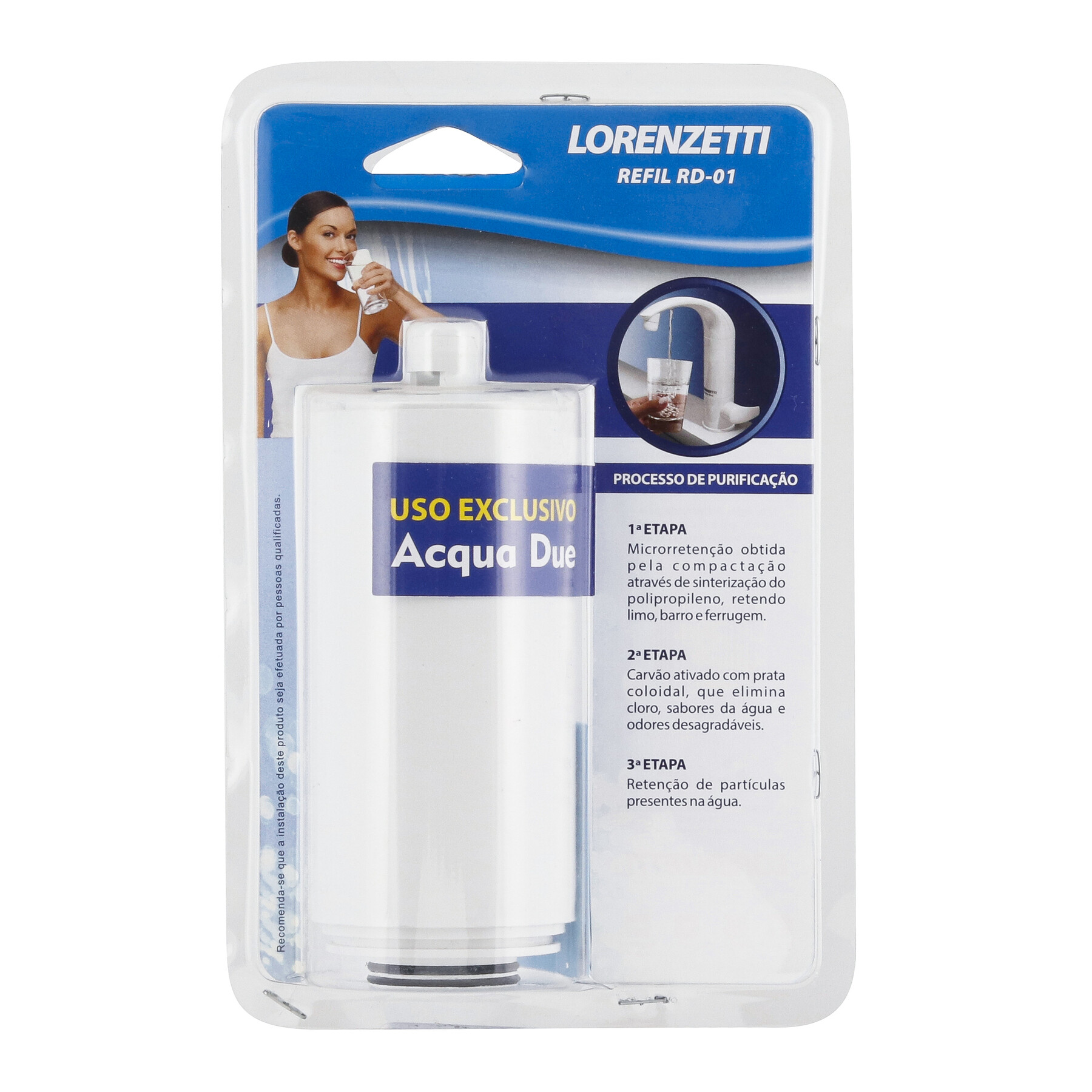 Refil para Purificador Acqua Due Rd-01 - Lorenzetti