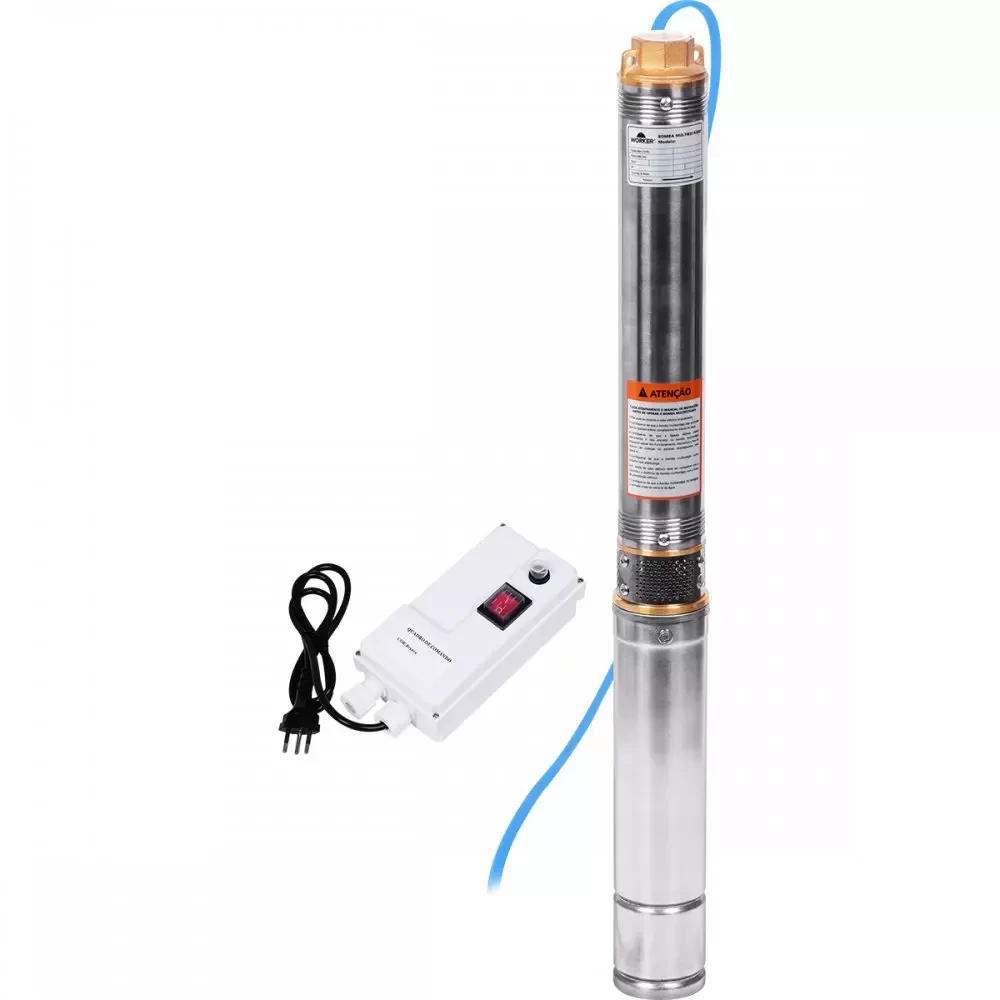 Bomba Submersa Multiestágio 2,5/16 0,5cv 370w 220v - Worker