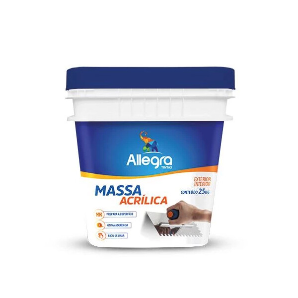 Massa Acrílica de 25kg - Allegra