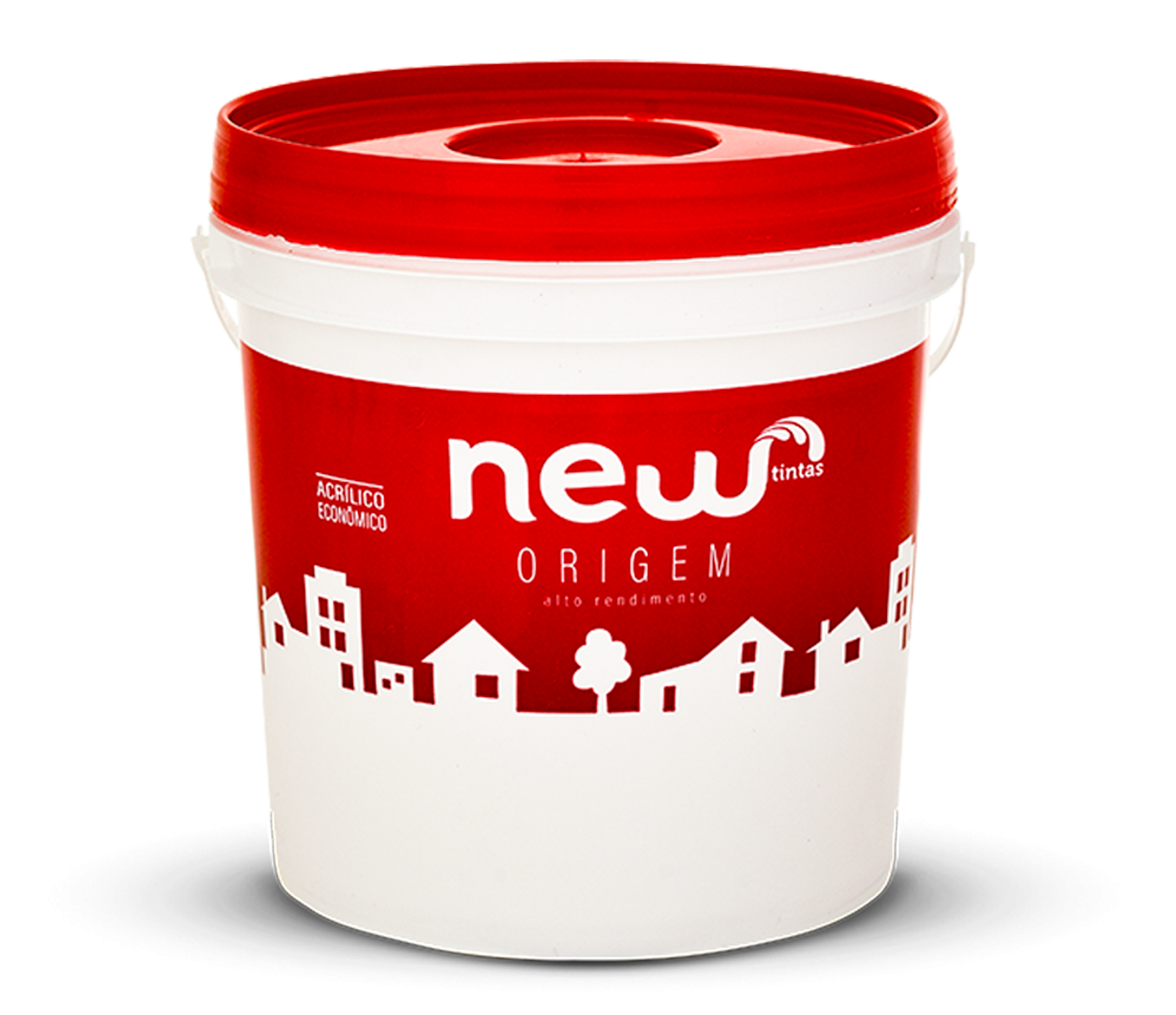 Tinta Acrílica Origem Fosca Econômica Branca 3,6l - New Tintas