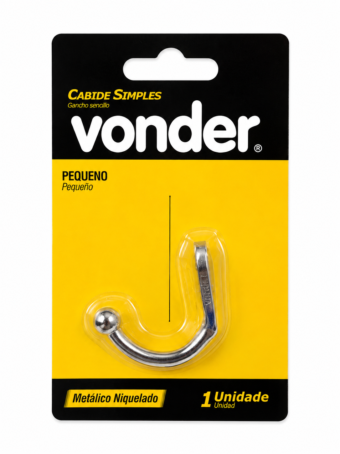 Cabide Simples Pequeno - Vonder