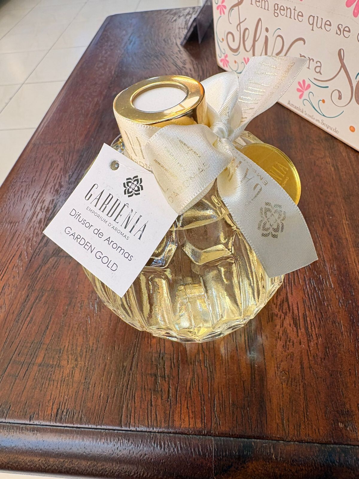 Gardenia Difusor de Aromas Garden Gold 400ml C/varetas