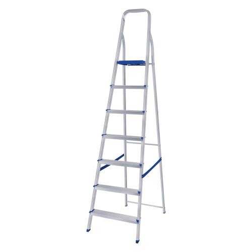 Escada Alumínio 7 Degraus Doméstica 198cm - Mor